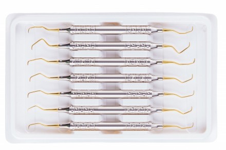 Набор кюрет Грейси Gold Titanium (7 кюрет) арт. 6801