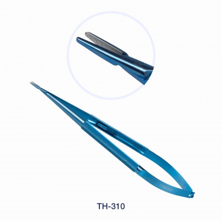 TH-310 Иглодержатель микрохирургический 180мм, прямые, 1,0мм